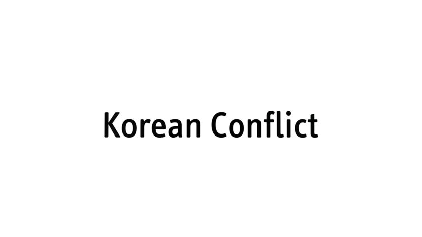 korean conflict