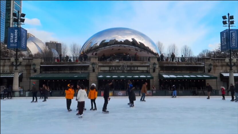 millenium park ice skating