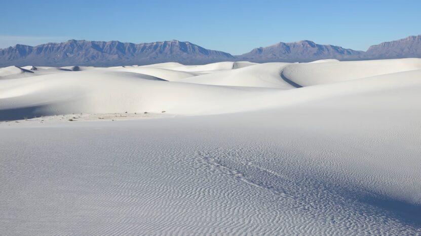 white sands